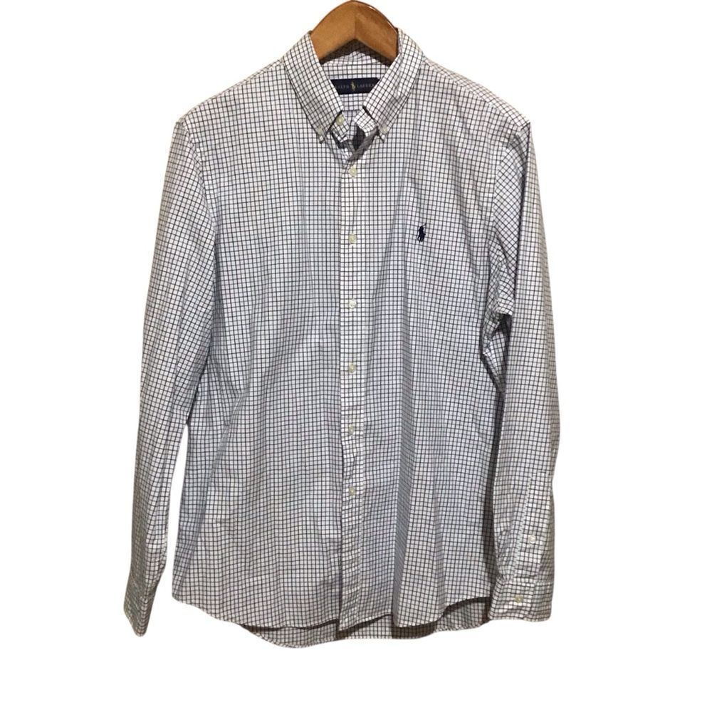 Ralph Lauren Blue Label Checkered Long Sleeve Cotton Shirt L